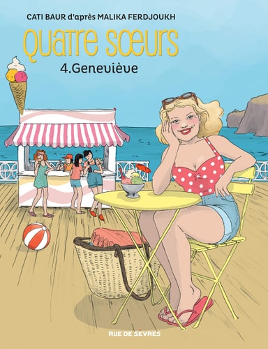 UATRE SOEURS T4 GENEVIEVE, de Malika Ferdjoukh | portada del libro