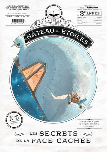 AZETTE 05 LE CHATEAU DES ETOILES, de Alex Alice | portada del libro