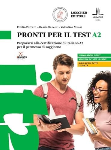 PRONTI PER IL TEST A2, de EMILIO PORCARO | portada del libro