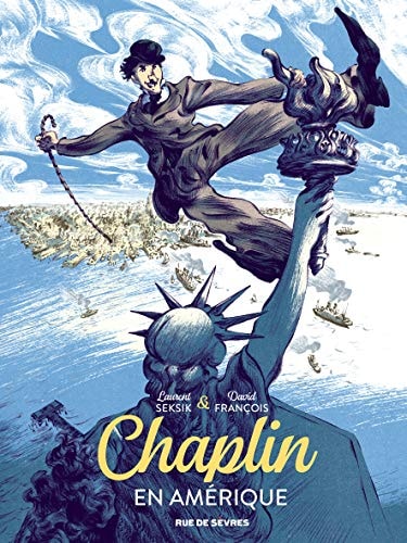HAPLIN T1 EN AMERIQUE, de Laurent Seksik | portada del libro