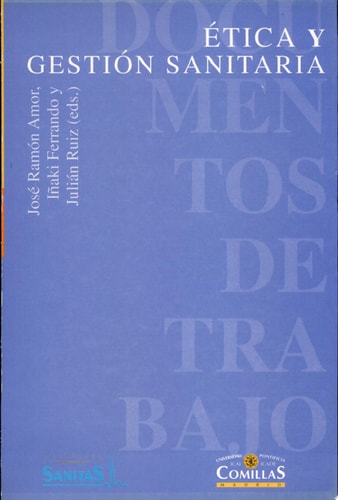 Etica y gestión sanitaria, de GAFO FERNANDEZ | portada del libro
