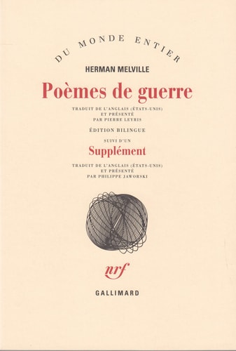 POEMES DE GUERRE, de Herman Melville | portada del libro