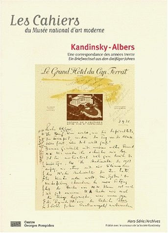 KANDINSKY-ALBERS UNE CORRESPONDANCE DES ANNEES TRENTE/EIN BR, de boissel jessica | portada del libro