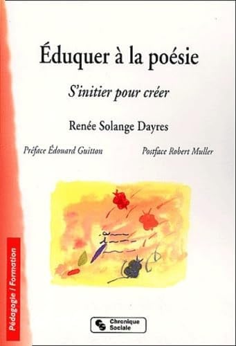 EDUQUER A LA POESIE, de DAYRES RS | portada del libro