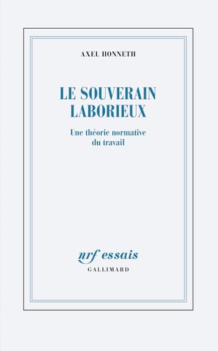 SOUVERAIN LABORIEUX, de Axel Honneth | portada del libro