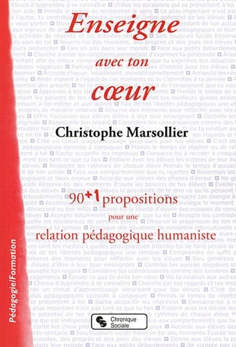 ENSEIGNE AVEC TON COEUR, de MASOLLIER CHRIS | portada del libro