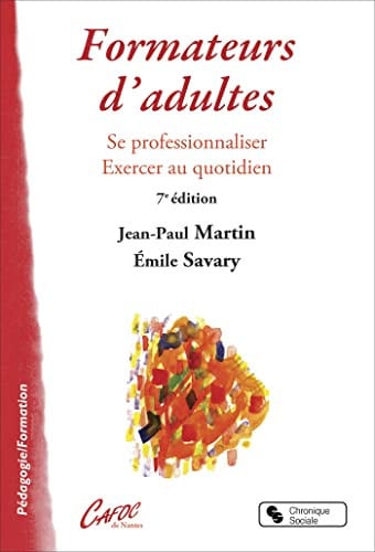 FORMATEURS D'ADULTES, de MARTIN JEAN-PAU | portada del libro