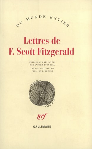 LETTRES, de Francis Scott Fitzgerald | portada del libro