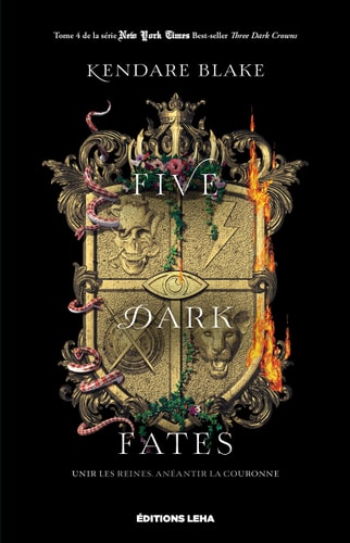 FIVE DARK FATES, de Kendare Blake | portada del libro
