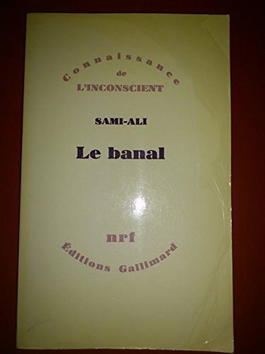 LE BANAL, de Sami-Ali | portada del libro