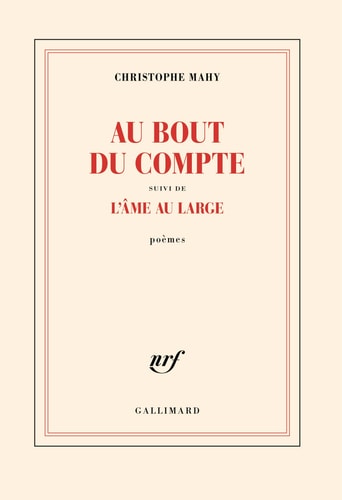 AU BOUT DU COMPTE / L AME, de Christophe Mahy | portada del libro