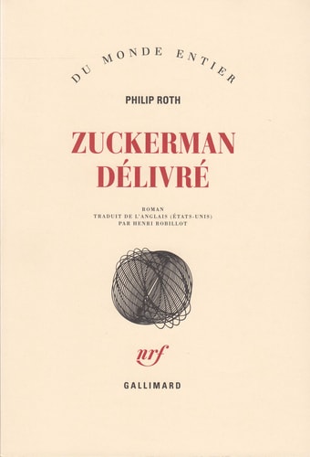 ZUCKERMAN DELIVRE, de Philip Roth | portada del libro