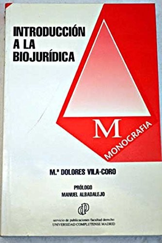 Introducción a la biojur¡dica, de VILA-CORO | portada del libro