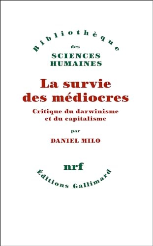 SURVIE DES MEDIOCRES, de Daniel Shabetaï Milo | portada del libro