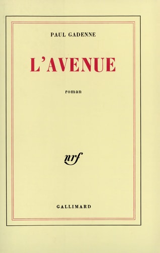 L'AVENUE, de Paul Gadenne | portada del libro