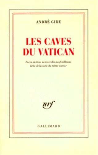 LES CAVES DU VATICAN FARCE, de André Gide | portada del libro