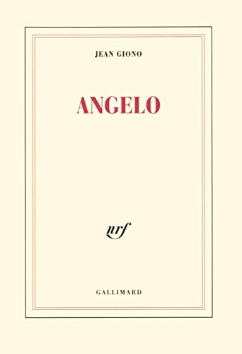 ANGELO, de Jean Giono | portada del libro