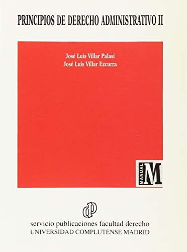 Principios de derecho administrativo. (T.2), de Villar Palasí | portada del libro