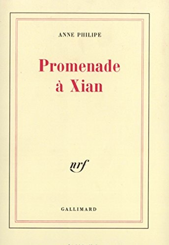 PROMENADE A XIAN, de Philipe | portada del libro