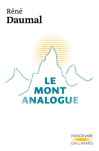 LE MONT ANALOGUE, de René Daumal | portada del libro