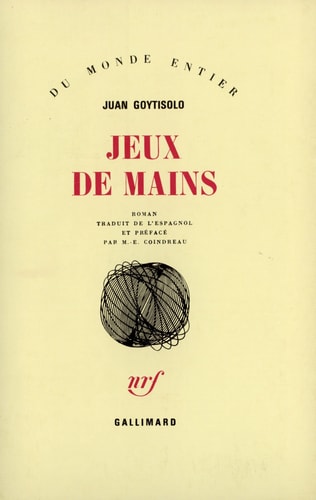 JEUX DE MAINS, de Juan Goytisolo | portada del libro