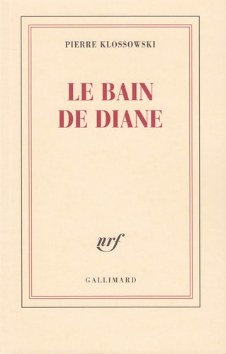LE BAIN DE DIANE, de Klossowski | portada del libro