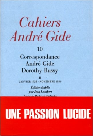 CORRESPONDANCE T2 JANVIER 1925 NOVEMBRE 1936, de Gide | portada del libro