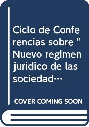 NUEVO REGIMEN JURIDICO SOCIEDADES RESPON., de OLIVENCIA RUIS | portada del libro