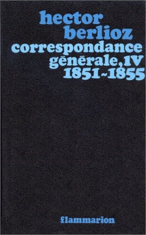 ORRESP BERLIOZ T4 1851-1855, de BERLIOZ HECTOR | portada del libro