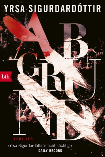 ABGRUND, de Yrsa Sigurðardóttir | portada del libro