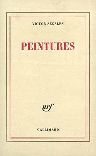 PEINTURES, de Victor Segalen | portada del libro