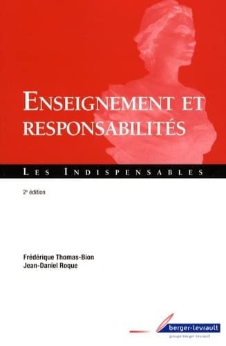 ENSEIGNEMENT ET RESPONSABILITES 2E, de RENAUDIE OLIVIE | portada del libro