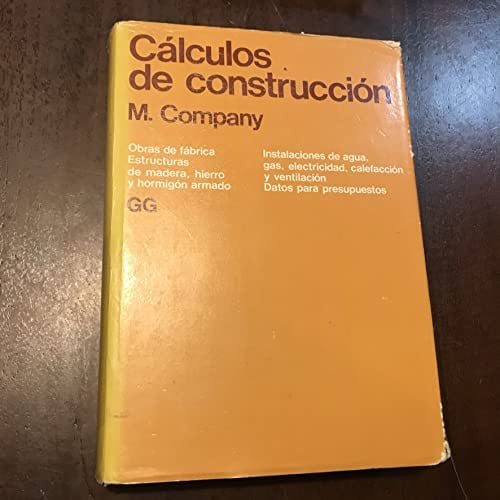 Cálculos de construcción, de COMPANY | portada del libro