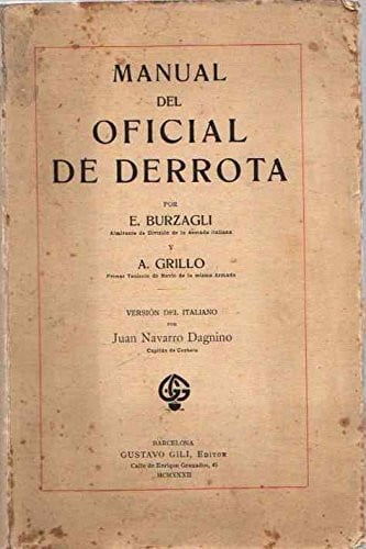 Manual del oficial de derrota, de BURZAGLI | portada del libro