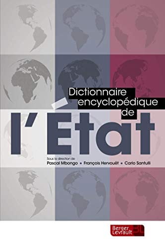 DICTIONNAIRE ENCYCLOPEDIQUE DE L'ETAT, de RENAUDIE OLIVIE | portada del libro