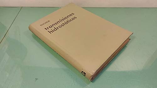 Transmisiones hidrostáticas, de Thoma | portada del libro