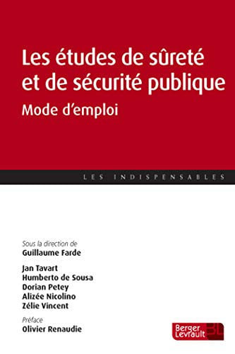 ETUDES DE SURETE ET DE SECURITE PUBLIQUE, de FARDE GUILLAUME | portada del libro