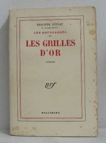 LES GRILLES D'OR, de Hériat | portada del libro