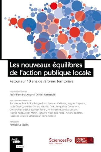 LES NOUVEAUX EQUILIBRES DE L'ACTION PUBLIQUE LOCALE, de AUBY JEAN-BERNA | portada del libro