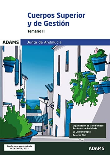 TEMARIO II CUERPO SUPERIOR DE ADMINISTRADORES CUERPO DE GEST, de VARIOS AUTORES | portada del libro