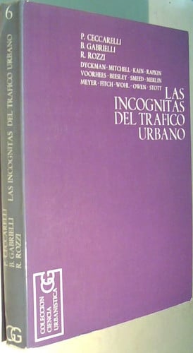 Las incógnitas del tráfico urbano, de CECCARELLI | portada del libro