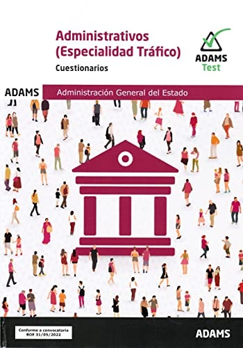 ADMINISTRATIVOS ( ESPECIALIDAD TRAFICO) - CUESTIONARIOS | portada del libro