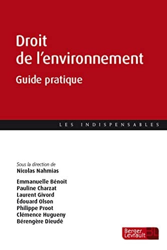 DROIT DE L'ENVIRONNEMENT, de NAHMIAS NICOLAS | portada del libro