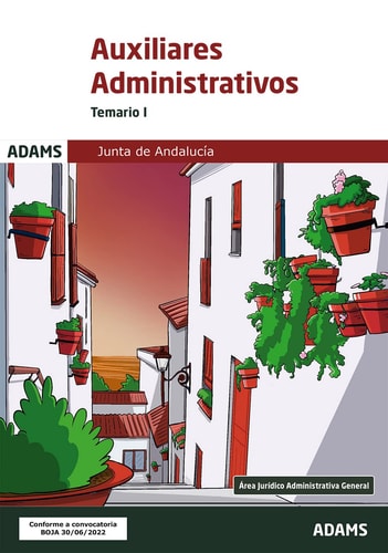 TEMARIO I AUXILIARES ADMINISTRATIVOS JUNTA DE ANDALUCIA, de VARIOS AUTORES | portada del libro