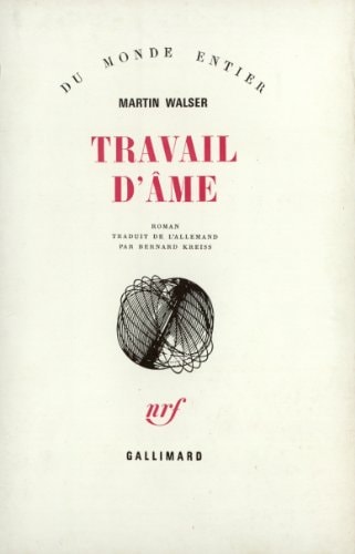 TRAVAIL D'AME, de Martin Walser | portada del libro