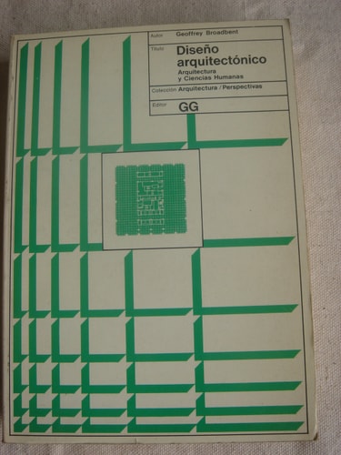 Introducción al diseño arquitectónico, de Geoffrey Broadbent | portada del libro