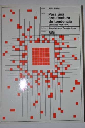 La ciudad análoga y otros escritos, de Aldo Rossi | portada del libro