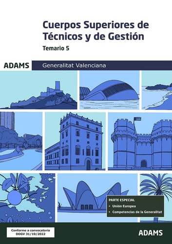 TEMARIO 5 CUERPO SUPERIOR TECNICO Y DE GESTION DE LA, de VARIOS AUTORES | portada del libro