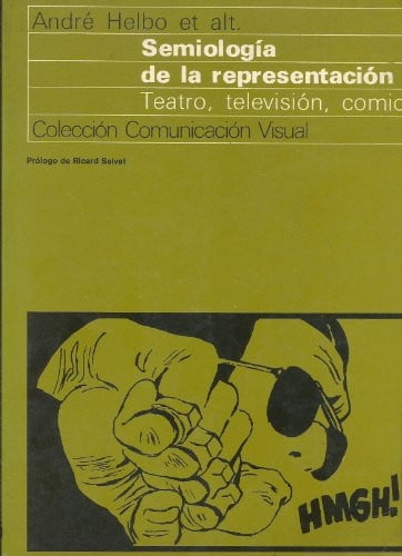 Semiolog¡a de la representación, de HELBO | portada del libro
