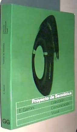 Proyecto de semiótica, de GARRONI | portada del libro